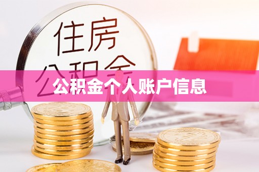白云公积金个人账户信息