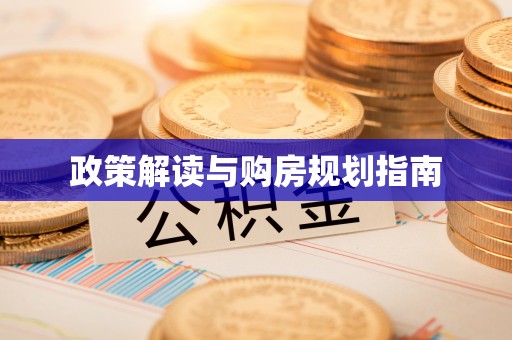 白云政策解读与购房规划指南