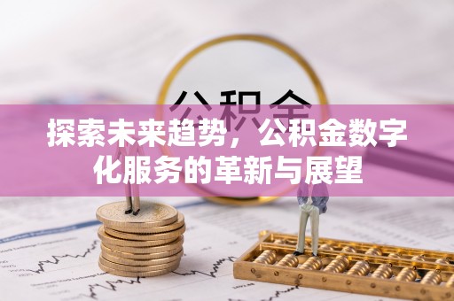 白云探索未来趋势，公积金数字化服务的革新与展望