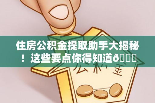 白云住房公积金提取助手大揭秘！这些要点你得知道😎