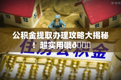 白云公积金提取办理攻略大揭秘！超实用哦😉