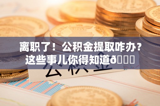 白云离职了！公积金提取咋办？这些事儿你得知道😎