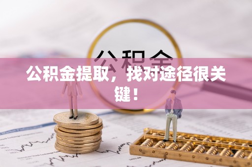 白云公积金提取，找对途径很关键！